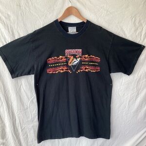 Vintage Paramount Stealth roller coaster Great America Park t shirt made in USA